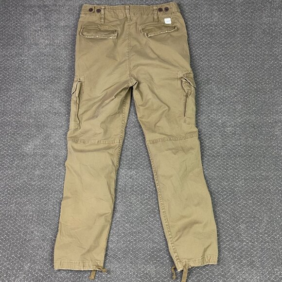American Eagle Flex Cargo Pants Men's 30 x 32 Fits 31 x 28 Khaki Tan Stretch - Picture 4 of 13